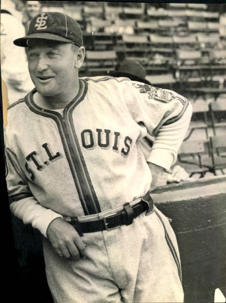 1939 Fred Haney St. Louis Browns "The Sporting News Collection Archives" Original 7.5" x 10" Photo (Sporting News Collection Hologram/MEARS Photo LOA)