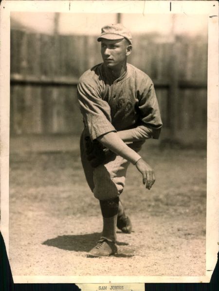 1920 "Sad" Sam Jones Boston Red Sox "The Sporting News Collection Archives" Type A Original 6.5" x 8.5" Photo (Sporting News Collection Hologram/MEARS Photo LOA)