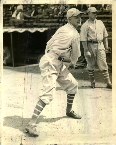 1930 Eddie Rommel Philadelphia Athletics "The Sporting News Collection Archives" Original 8" x 10" Photo (Sporting News Collection Hologram/MEARS Photo LOA)