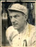 1915-16 Nap Lajoie Philadelphia Athletics Charles Conlon "TSN Collection Archives" Original 6.5" x 8.5" Generation 1 Photo (Sporting News Collection Hologram/MEARS Generation 1 Photo LOA)