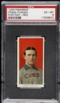 1909 - 11 T206 Frank Chance Chicago Cubs Red Portrait Piedmont Card - PSA EX/MT 6