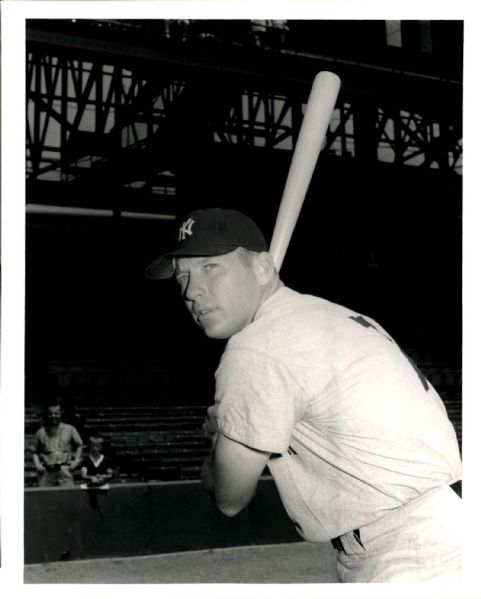 1950s Mickey Mantle New York Yankees Donald Wingfield Photograph "The Sporting News Collection Archives" Original 8" x 10" Photo (Sporting News Collection Hologram/MEARS Photo LOA)