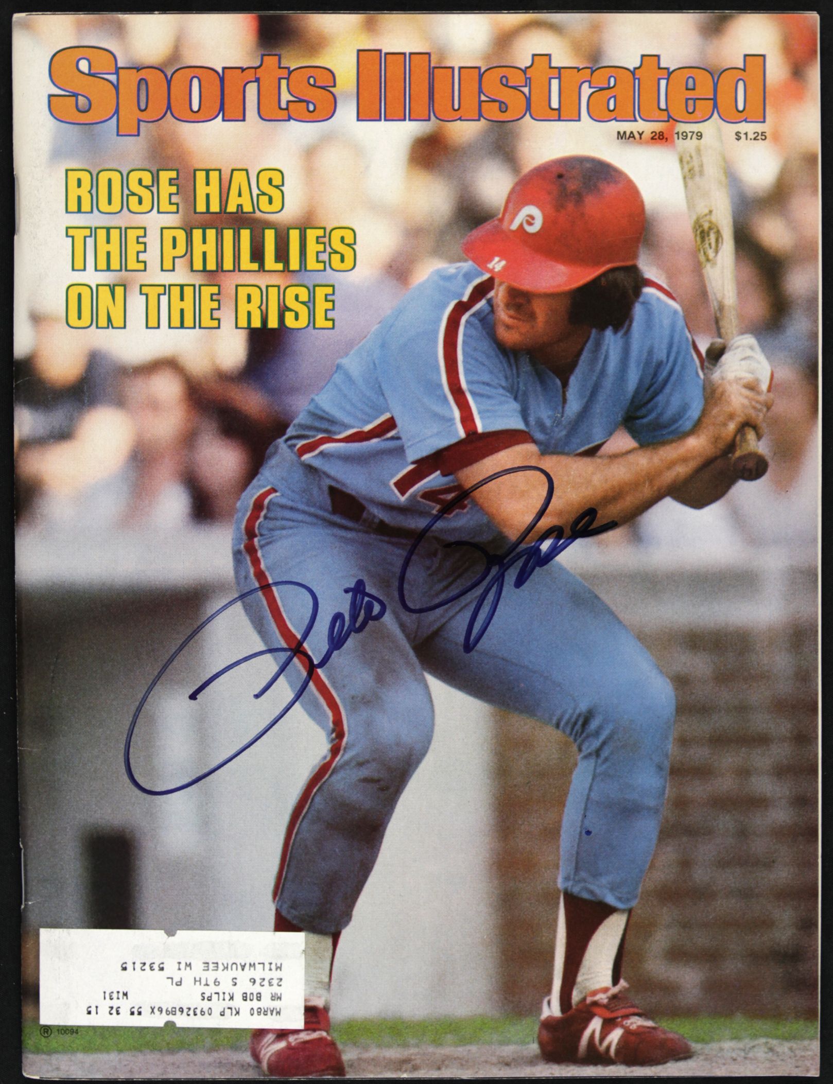 Lot Detail - 1979-89 Pete Rose Cincinnati Reds Signed Sports Illustrated - JSA