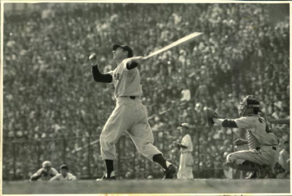 1951 Joe DiMaggio Tokyo Japan Lot #3 "The Sporting News Collection Archives" Original Photo (Sporting News Collection Hologram/MEARS Photo LOA)
