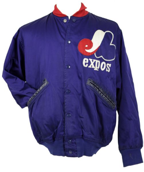 1974-77 Montreal Expos Game Worn Jacket - MEARS LOA