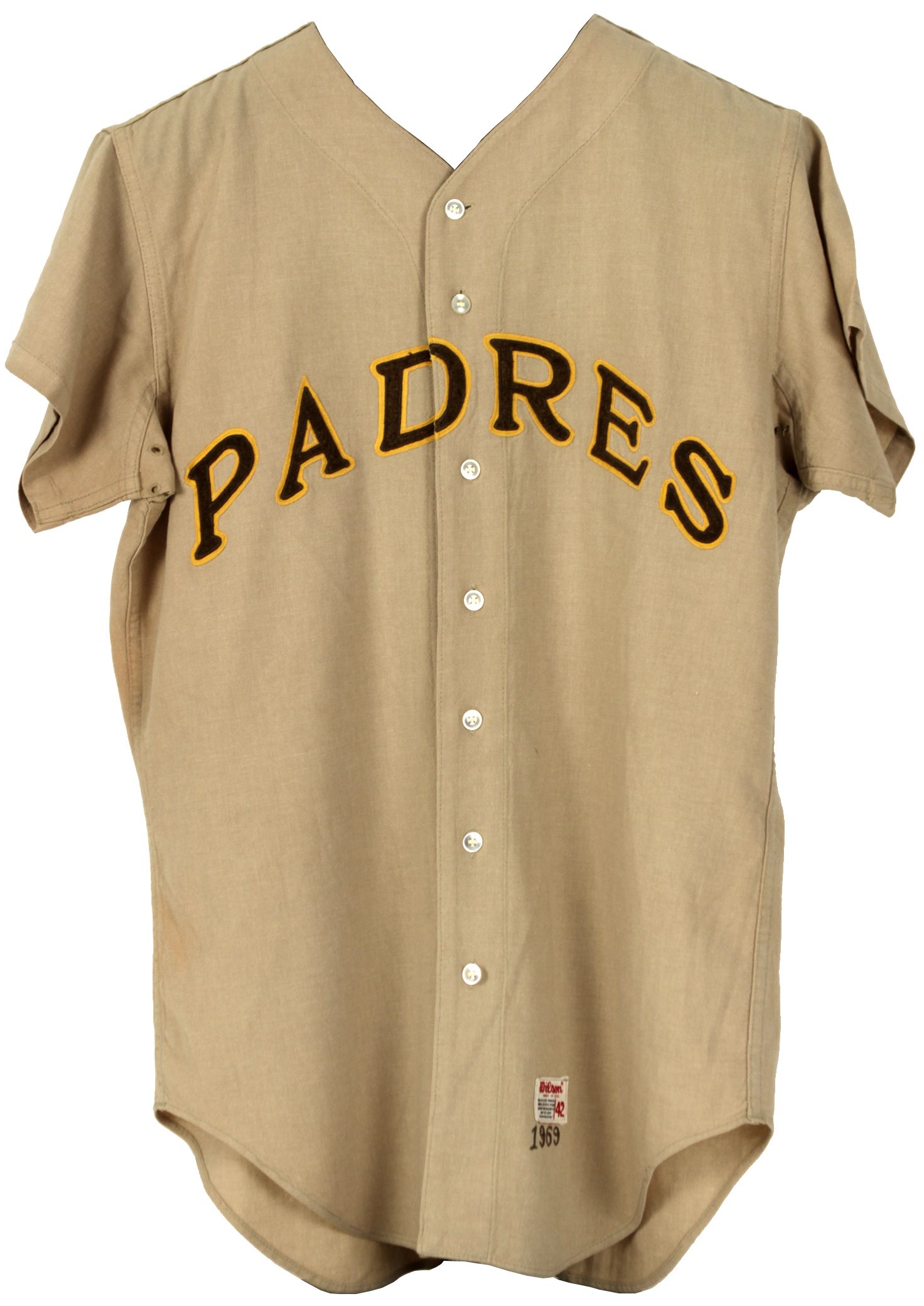 Lot Detail - 1969 Sparky Anderson San Diego Padres Spring Training Road Jersey (MEARS A7)
