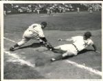 1940s circa Hollywood Stars Sliding (PCL) "The Sporting News Collection Archives" Original 8" x 10" Photo (Sporting News Collection Hologram/MEARS Photo LOA)