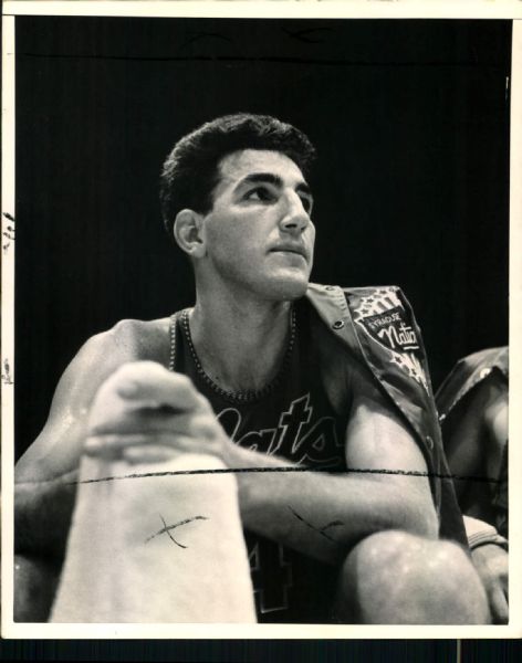 1951-61 Dolph Schayes Syracuse Nationals "SPORT Magazine Collection Archives" Original 8" x 10" Photos (MEARS Photo LOA) - Lot of 2