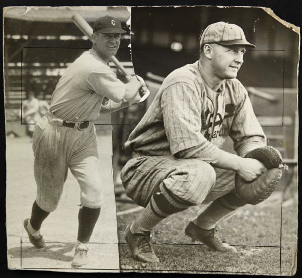 1926 George Burns Bob OFarrell MVPs "The Sporting News Collection Archives" Original 7.5" x 8" Photo (Sporting News Collection Hologram/MEARS Photo LOA)