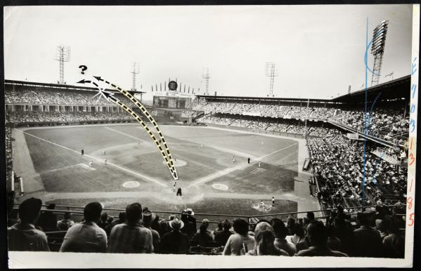 1961 Comiskey Park Chicago White Sox "The Sporting News Collection Archives" Original First Generation 8.5" x 13" Choice Jumbo Oversized Photo (TSN Collection Hologram/MEARS Photo LOA) 1:1, Unique