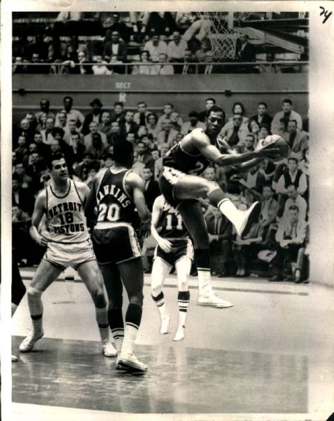 1958-70 Elgin Baylor Los Angeles Lakers "SPORT Magazine Collection Archives" Original 8" x 10" Photos (MEARS Photo LOA) - Lot of 3