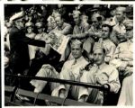 1940s Armed Forces at a Baseball Game "The Sporting News Collection Archives" Original 8" x 10" Photo (Sporting News Collection Hologram/MEARS Photo LOA)