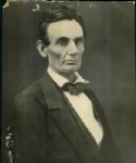 1861-65 Abraham Lincoln "The Chicago Sun Times Archives" Modern Print (Chicago Sun Times Hologram/MEARS Photo LOA)