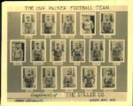 1925 Exceptionally High Grade Green Bay Packers Salesmans Sample Stiller Photo With Curly Lambeau w/ Stiller Stamp Rare Vintage Photograph