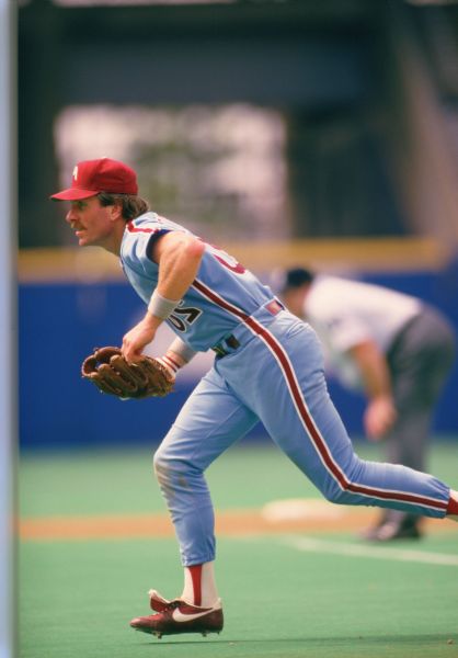 1985-88 Mike Schmidt Philadelphia Phillies "The Sporting News" Original Full Color Negative Slide (The Sporting News Collection/Mears Auction LOA) - Lot of 6