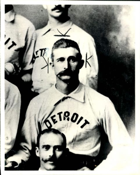 1886 Sam Thompson Detroit Tigers "The Sporting News Collection Archives" Original 8" x 10" Photo (Sporting News Collection Hologram/MEARS Photo LOA)