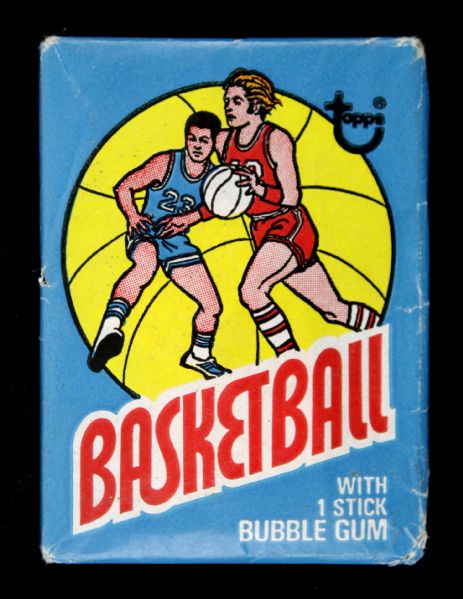 1975-76 Topps Basketball Unopened Pack 