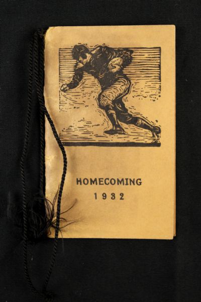 1932 Homecoming Dance List Booklet Unused