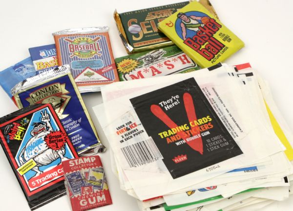 Miscellaneous Trading Cards and Card Wrappers - Lot of 350