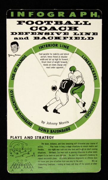 1965 Infograph Football Coach Card