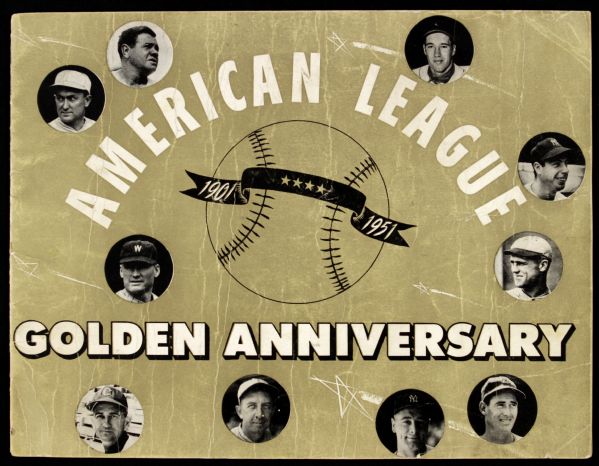1951 American League Golden Anniversary Book