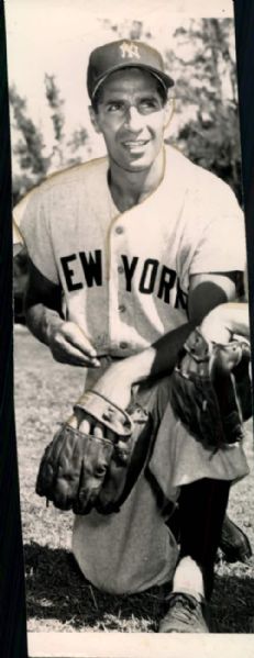 1941-63 Phil Rizzuto New York Yankees “St. Petersburg Times” Original News Photo (“St. Petersburg” Hologram/MEARS LOA) - Lot of 5