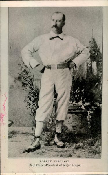1880s Bob Ferguson Major League Player/President "The Sporting News Collection Archives" 5.25" x 8.5" Photo (Sporting News Collection Hologram/MEARS Photo LOA)
