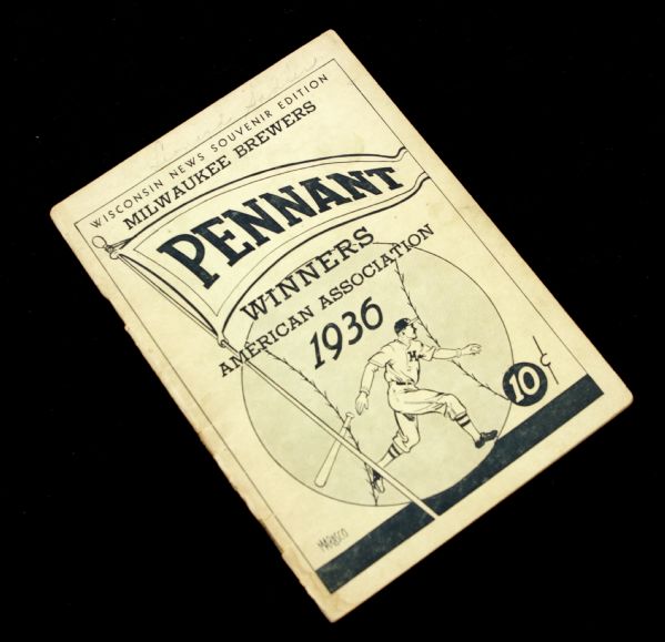 1936 Milwaukee Brewers (Minor League Team) Souvenir Edition Program