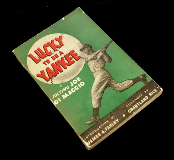 1951 "Lucky To Be A Yankee" Book by Joe DiMaggio 