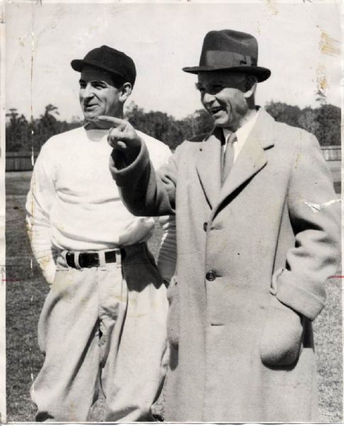 1935 Clarke Griffith & Bucky Harris Washington Senators "The Sporting News Collection Archives" Original Photo (Sporting News Collection Hologram/MEARS Photo LOA)