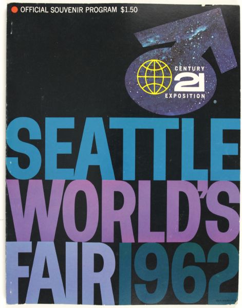 1962 Seattle Worlds Fair Official Souvenir Program