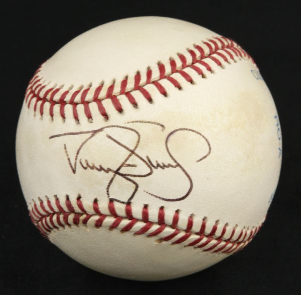 1994-2000 Darryl Strawberry New York Mets Single Signed OAL (Budig) Baseball - JSA 