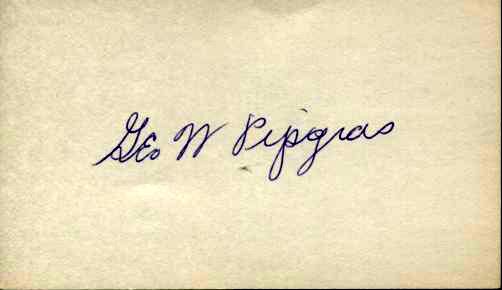 1927 New York Yankees Murderers Row Signed Index Card - Lot of 2 w/ George Pipgras & Bob Meusel - JSA 