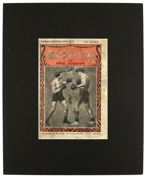 1910s circa The Art of Boxing And Self-Defense 9.5" x 12" Matted Photo