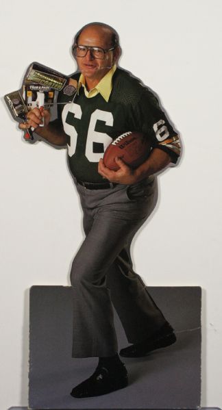 1980s Ray Nitschke Green Bay Packers Stand-Up Advertisement
