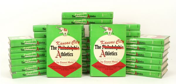 1956 The Kansas City Athletics Book By Ernest Mehl - Lot of 30