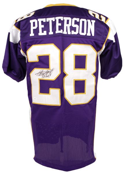 2000s Adrian Peterson Minnesota Vikings Signed Jersey (JSA Certificate & Sticker) 