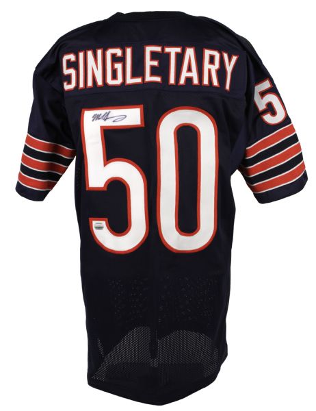 2000s Mike Singletary Chicago Bears Signed Jersey (Mounted Memories Certificate & Hologram) 
