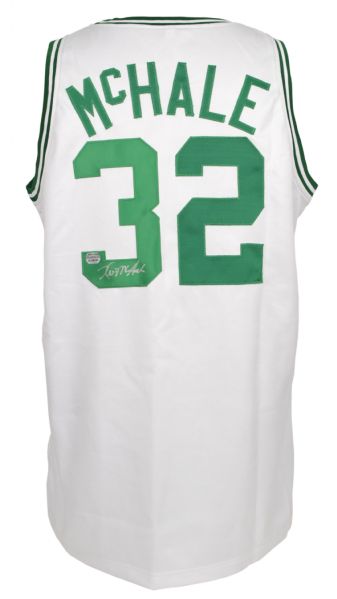 2000s Kevin McHale Boston Celtics Signed Jersey (Mounted Memories Hologram & Card) 