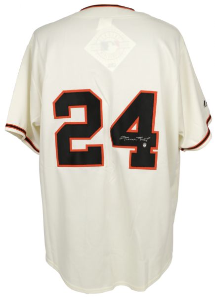 2000s Willie Mays Signed Authentic Giants Jersey w/ Say Hey Authentic Hologram 