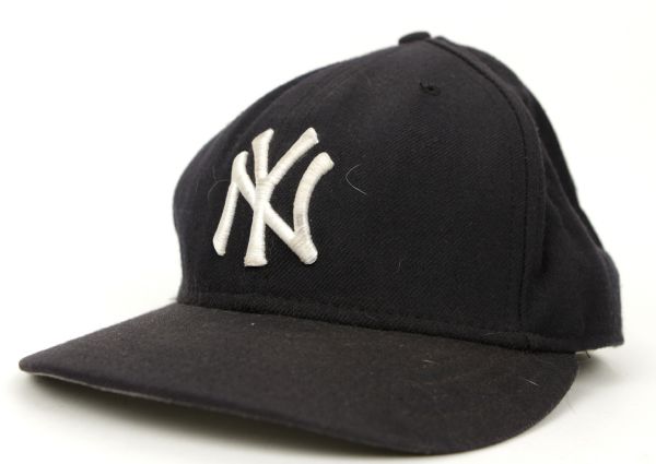 2006 New York Yankees Game Worn Cap Attributed to Andy Cannizaro (MEARS Auction LOA) 