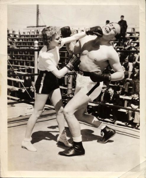 1935 Max Baer Training For Jim Braddock Original 8" x 10" Photo 