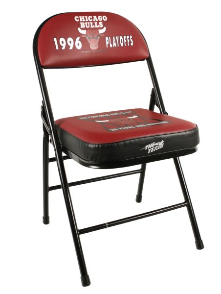 1996 Chicago Bulls Playoff Seat - Used During Record Setting Season In Playoffs w/LOA