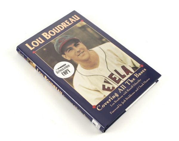 1993 Lou Boudreau Cleveland Indians Signed Book (MEARS Auction LOA)