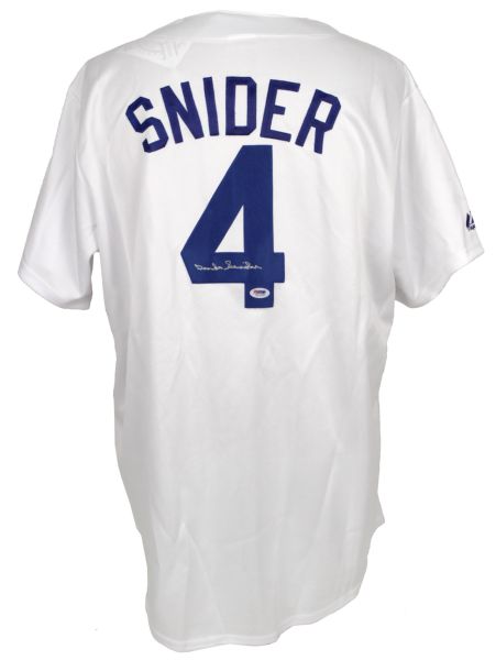 2000s Duke Snider Los Angeles Dodgers Signed Jersey (PSA/DNA Sticker/Certificate) 