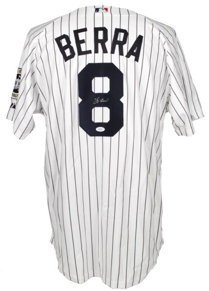 2009 Yogi Berra New York Yankees Signed Jersey (JSA Sticker & Certificate) 