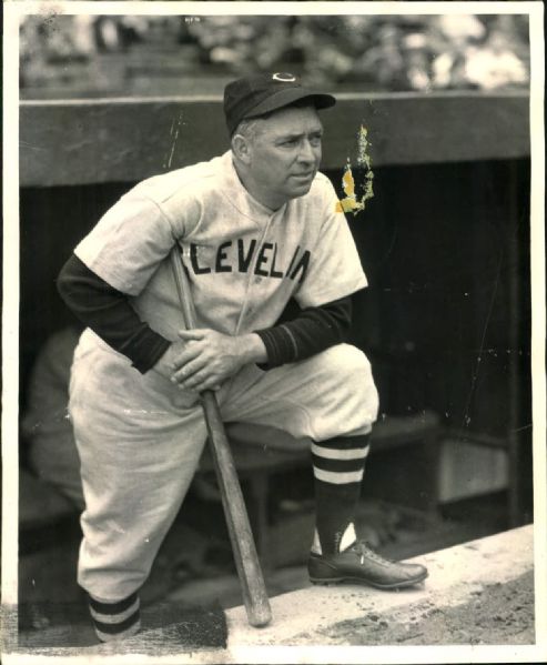 1939-40 Ossie Vitt Cleveland Indians "TSN Collection Archives" Original 8" x 10" Photo (Sporting News Collection Hologram/MEARS LOA)