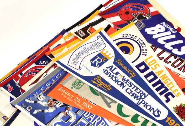 1970s-80s Pennant Collection - Lot of 29