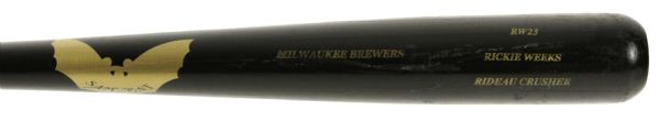 2008 Rickie Weeks Milwaukee Brewers Sam Bat Professional Model Game Used Bat (MEARS A7)