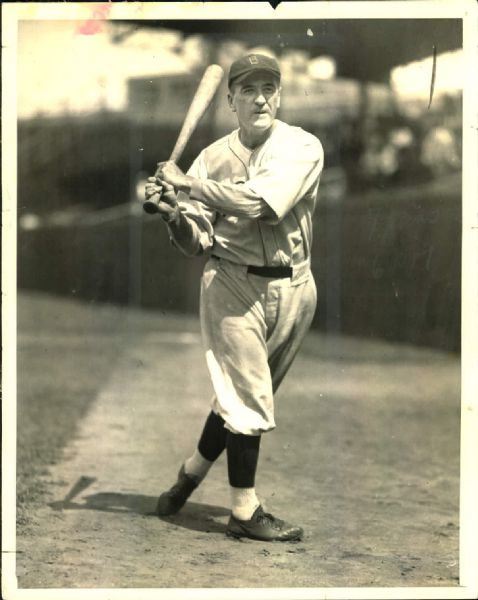 1934 Joe Judge Boston Red Sox "TSN Collection Archives" Original 8" x 10" Photo (Sporting News Collection Hologram/MEARS LOA)